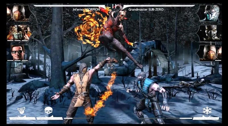 Trong game Mortal Kombat X online có nhiều chế độ cho người chơi lựa chọn